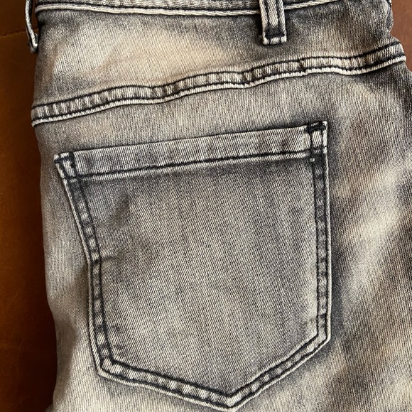 Free People black/ grey denim jeans - Picture 4 of 7